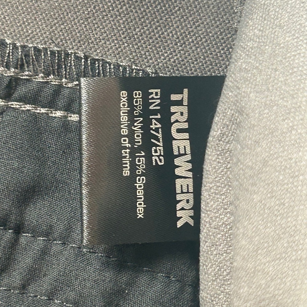 Truewerk Men's 40x30 T1 Werkpants Gray Technical Cargo Work Stretch Utility - Picture 6 of 12